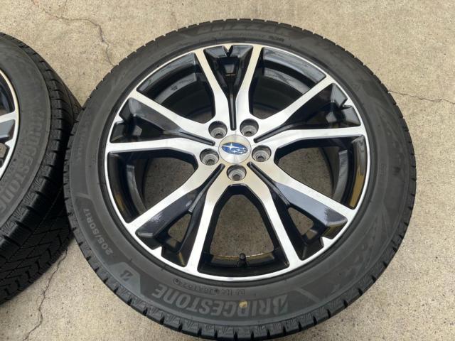 【スバル純正】 GT系インプレッサスポーツ/GK系インプレッサG4 純正アルミホイール+☆溝残りたっぷり!☆【BRIDGESTONE】BLIZZAK VRX3