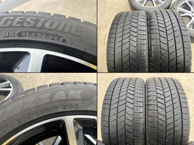 【スバル純正】 GT系インプレッサスポーツ/GK系インプレッサG4 純正アルミホイール+☆溝残りたっぷり!☆【BRIDGESTONE】BLIZZAK VRX3
