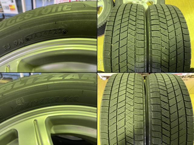 ☆プリウス(30系/50系)/インプレッサハッチバックなどの冬のご準備に!☆ 【BRIDGESTONE】FEID G6 +【BRIDGESTONE】BLIZZAK VRX3