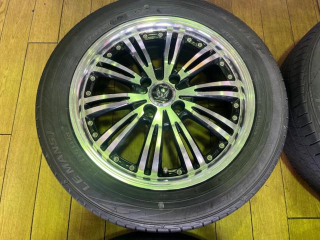 ☆フィット/デミオ等のインチアップに!☆ 【BADX】LOXARNY EX MATRIX JUNIOR  +  【DUNLOP】 LEMANS