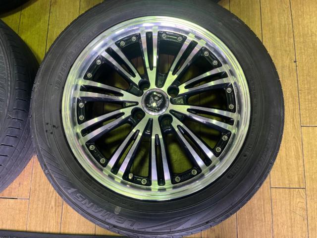 ☆フィット/デミオ等のインチアップに!☆ 【BADX】LOXARNY EX MATRIX JUNIOR  +  【DUNLOP】 LEMANS
