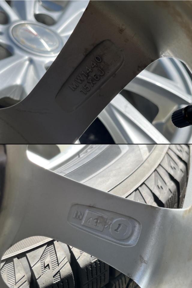 weds(ウェッズ) JOKER(ジョーカー) + YOKOHAMA(ヨコハマ)  YOKOHAMA iceGUARD iG60 2本イボ残りあり