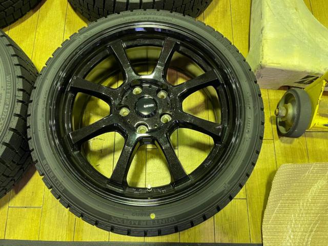 ☆スイスポZC32/ZC33の冬のご準備に!☆ 【HOT STUFF】G.speed G-08+【DUNLOP】WINTERMAXX WM02