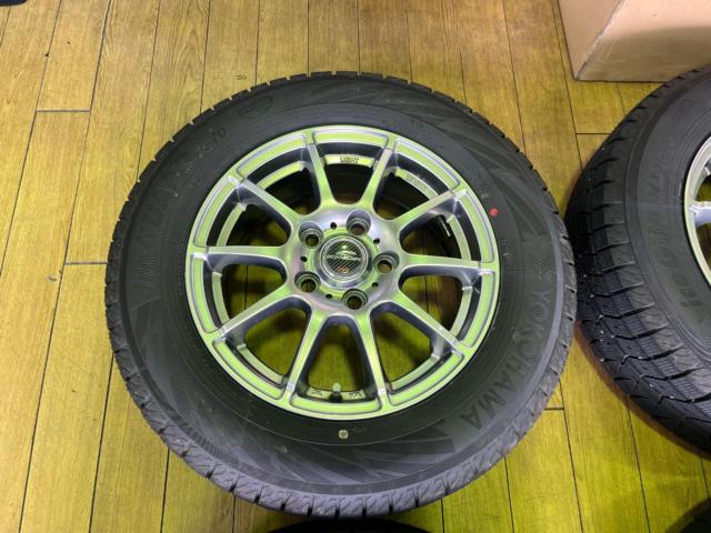 ☆ノア/ヴォクシー(5ナンバー80系まで)/エスクァイアの冬のご準備に!☆ 【A-TECH】SCHNEIDER StaG +【YOKOHAMA】iceGUARD iG70