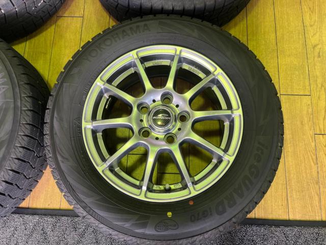 ☆ノア/ヴォクシー(5ナンバー80系まで)/エスクァイアの冬のご準備に!☆ 【A-TECH】SCHNEIDER StaG +【YOKOHAMA】iceGUARD iG70
