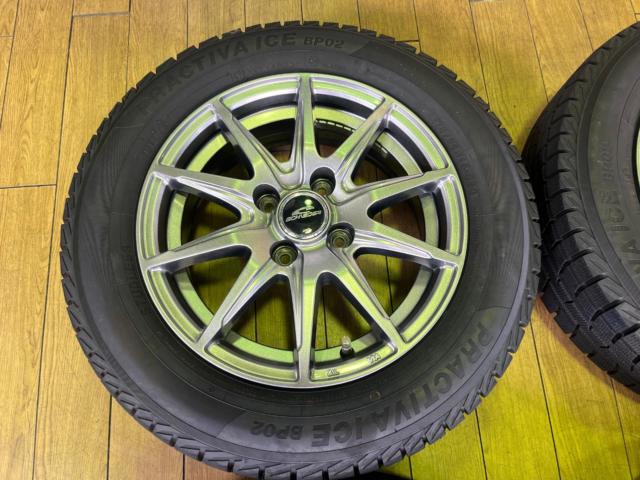 ☆キューブ/BBなどの冬のご準備に!☆【A-TECH】 SCHNEIDER SLC + 【YellowHat】PROACTIVA ICE BP02