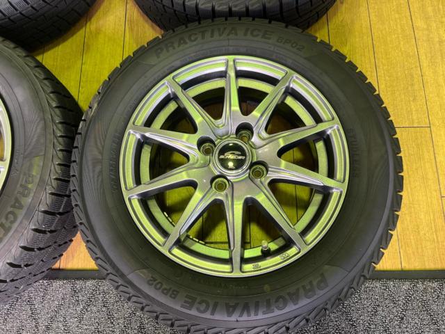 ☆キューブ/BBなどの冬のご準備に!☆【A-TECH】 SCHNEIDER SLC + 【YellowHat】PROACTIVA ICE BP02
