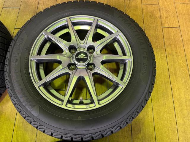 ☆キューブ/BBなどの冬のご準備に!☆【A-TECH】 SCHNEIDER SLC + 【YellowHat】PROACTIVA ICE BP02