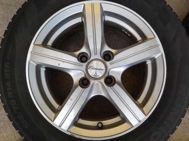 【HOT STUFF】Exceeder EX5 (4HOLE)+【KUMHO/マーシャル】Winter Craft ice Wi61 2023年製