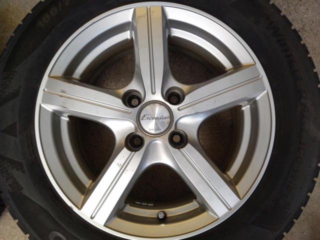 【HOT STUFF】Exceeder EX5 (4HOLE)+【KUMHO/マーシャル】Winter Craft ice Wi61 2023年製