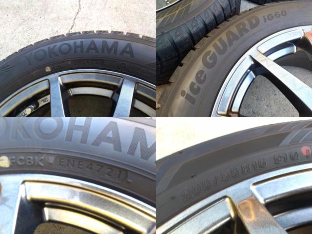 YOKOHAMA(ヨコハマ)  WINNERS CF-01 + YOKOHAMA(ヨコハマ) 【YOKOHAMA】iceGUARD iG60