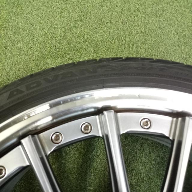 TWS FORGED EXlete 108M スポークアルミホイール + YOKOHAMA(ヨコハマ) ADVAN SPORT V105 2019年製造