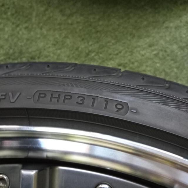 TWS FORGED EXlete 108M スポークアルミホイール + YOKOHAMA(ヨコハマ) ADVAN SPORT V105 2019年製造