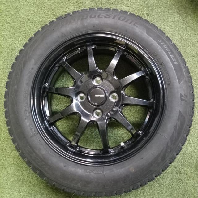 HOT STUFF G.speed 10本スポークアルミホイール + BRIDGESTONE BLIZZAK VRX2 2021年製造