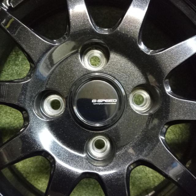 HOT STUFF G.speed 10本スポークアルミホイール + BRIDGESTONE BLIZZAK VRX2 2021年製造