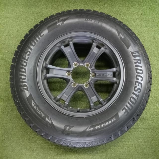 【weds(ウェッズ)】KEELER(キーラー)FORCE 6本スポークアルミ + 【BRIDGESTONE】BLIZZAK DM-V3 2022年製造