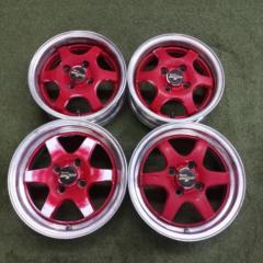 【前後インチ違い!!】CRIMSON(クリムソン) RACING SPARCO(レーシングスパルコ) 6本スポークアルミホイール