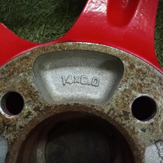 【前後インチ違い!!】CRIMSON(クリムソン) RACING SPARCO(レーシングスパルコ) 6本スポークアルミホイール