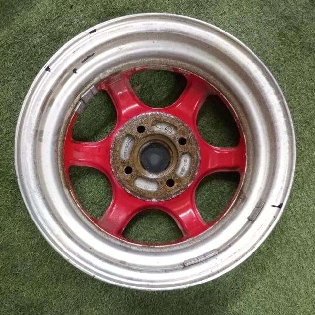 【前後インチ違い!!】CRIMSON(クリムソン) RACING SPARCO(レーシングスパルコ) 6本スポークアルミホイール