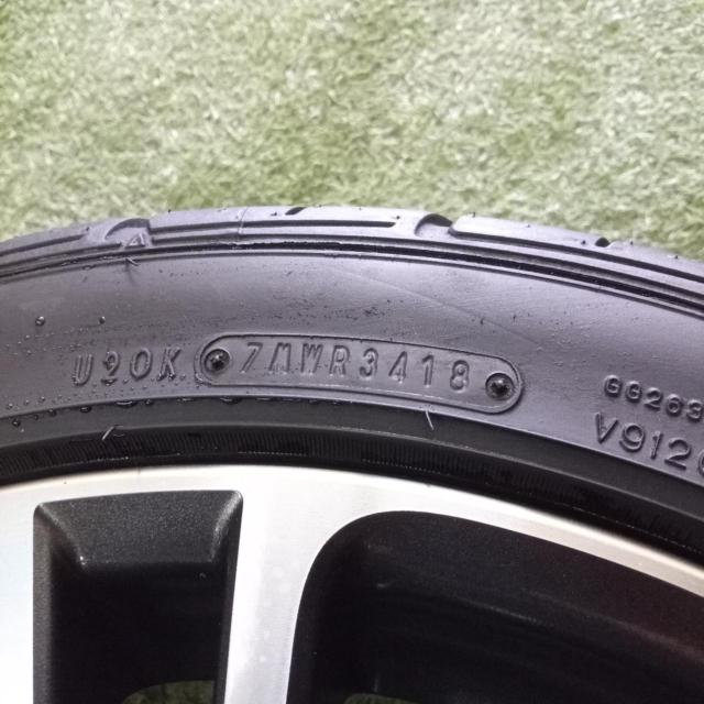 【スバル純正】BRZ ZC6 前期純正アルミホイール+【GOODYEAR】EAGLE REV SPEC RS-02 2018年製造