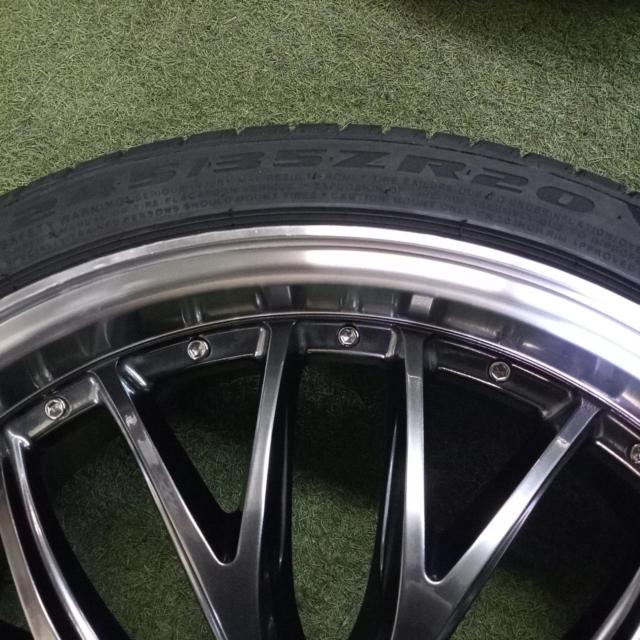 BADX LOXARNY MULTI FORCHETTA 前後サイズ違い  + WINRUN225/35ZR20+245/35ZR20  25年製造
