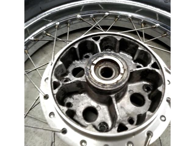 【HONDA】CB750four K4純正前後ホイールセット+BRIDESTONE ACCOLIDE 02