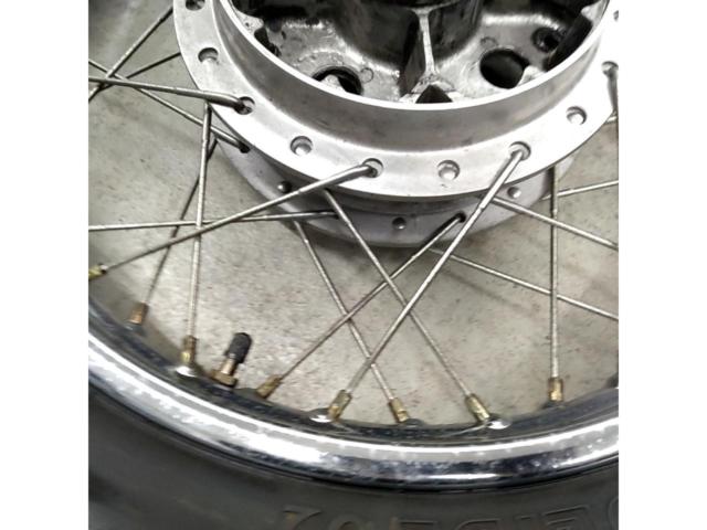 【HONDA】CB750four K4純正前後ホイールセット+BRIDESTONE ACCOLIDE 02