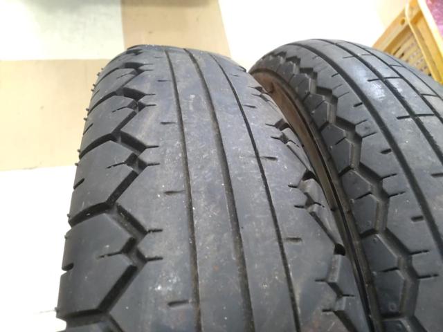 【HONDA】CB750four K4純正前後ホイールセット+BRIDESTONE ACCOLIDE 02