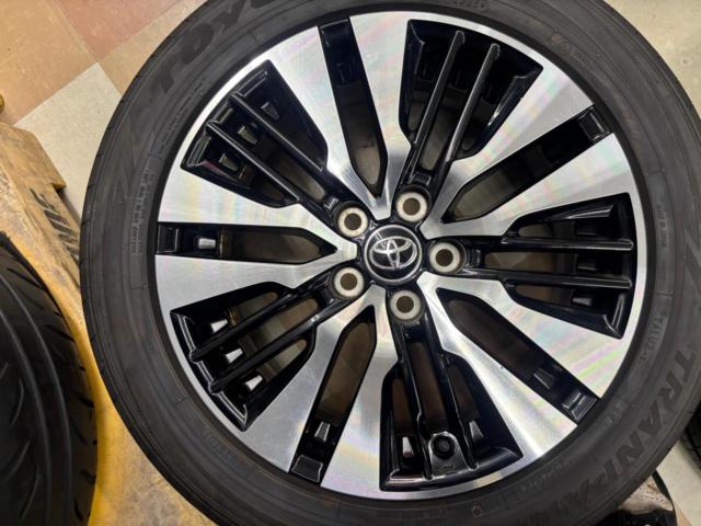 トヨタ純正(TOYOTA)  30系アルファード 後期切削純正ホイール  + TOYO(トーヨー) TRANPATH LuⅡ