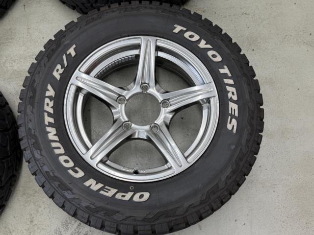 GRANVERD SV ホイールのみ4本セット  + 【TOYO】OPEN COUNTRY R/T