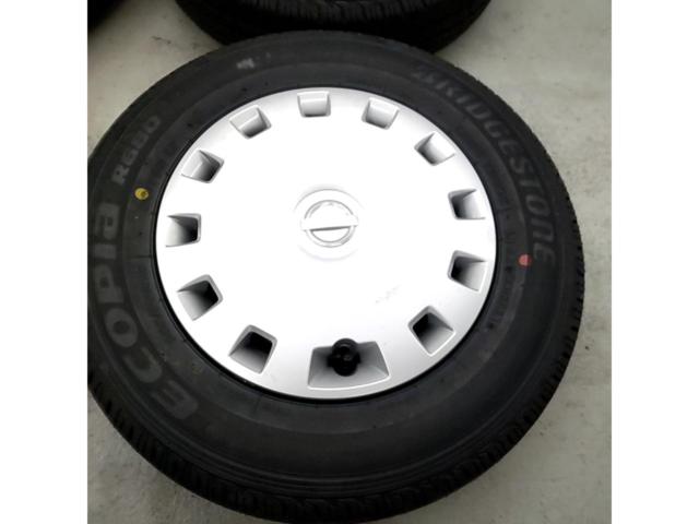 【日産純正】 NV100クリッパー 純正スチールホイール + 【BRIDGESTONE】ECOPIa R680