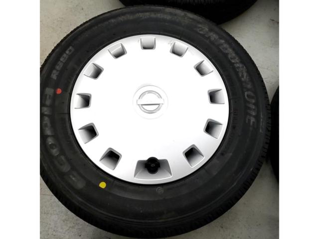 【日産純正】 NV100クリッパー 純正スチールホイール + 【BRIDGESTONE】ECOPIa R680