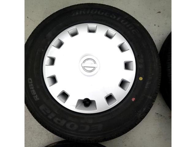 【日産純正】 NV100クリッパー 純正スチールホイール + 【BRIDGESTONE】ECOPIa R680