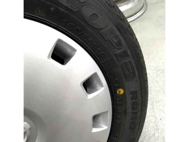 【日産純正】 NV100クリッパー 純正スチールホイール + 【BRIDGESTONE】ECOPIa R680
