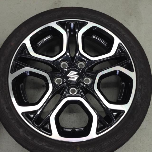 スズキ純正(SUZUKI)  スイフトスポーツ ZC33 純正ホイール + 【FINALIST】595EVO ※純正タイヤサイズは195/45R17の為、外径大きいです