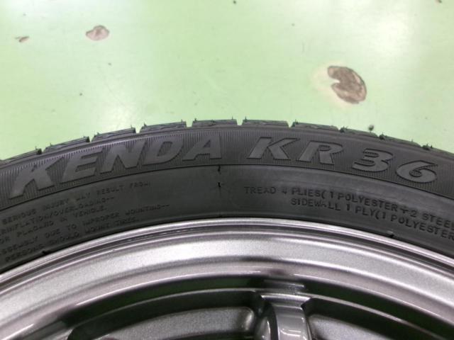 【タイヤもホイールも新品!バランス調整済♪】KENDA ICETEC NEO KR36 + CLAIRE ZT10