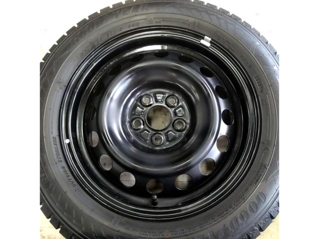 【トヨタ純正】 170系シエンタ純正スチールホイール+【GOODYEAR】ICENAVI8