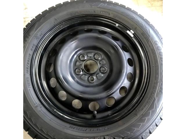 【トヨタ純正】 170系シエンタ純正スチールホイール+【GOODYEAR】ICENAVI8