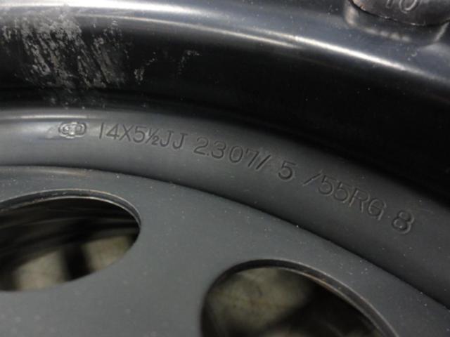 【スペアタイヤ!!1本!!】HONDA フィット純正スチール  + KENDA(ケンダ) KR203