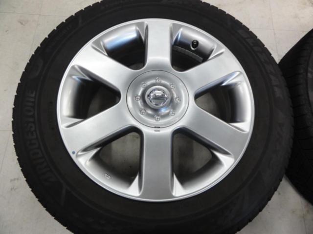 日産純正(NISSAN) E51 エルグランド 前期 ハイウェイスター 純正ホイール + BRIDGESTONE BLIZZAK VRX3