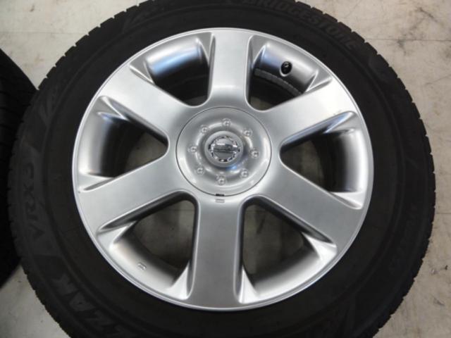 日産純正(NISSAN) E51 エルグランド 前期 ハイウェイスター 純正ホイール + BRIDGESTONE BLIZZAK VRX3