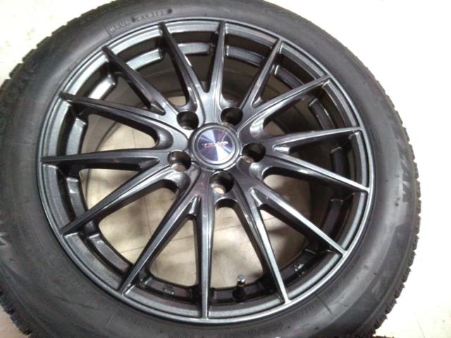 【未使用タイヤ付!】weds VELVA SPORT 2 + BRIDGESTONE VRX2 195/60R17