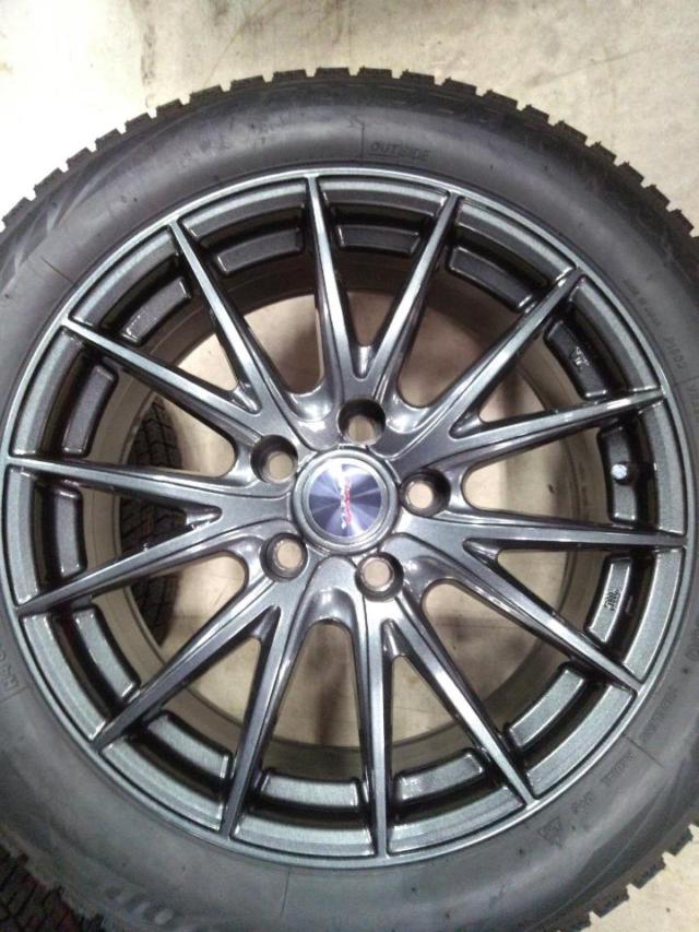 【未使用タイヤ付!】weds VELVA SPORT 2 + BRIDGESTONE VRX2 195/60R17