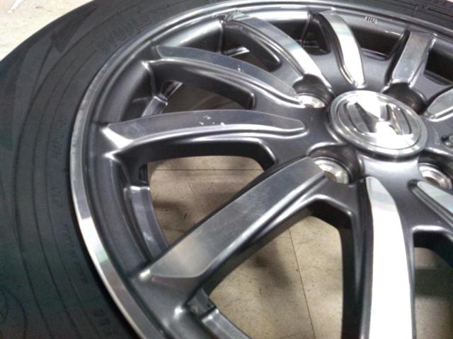HONDA JH1型N-WGN純正ホイール  + YOKOHAMA(ヨコハマ) iceGUARD iG70 ※2本年数違い
