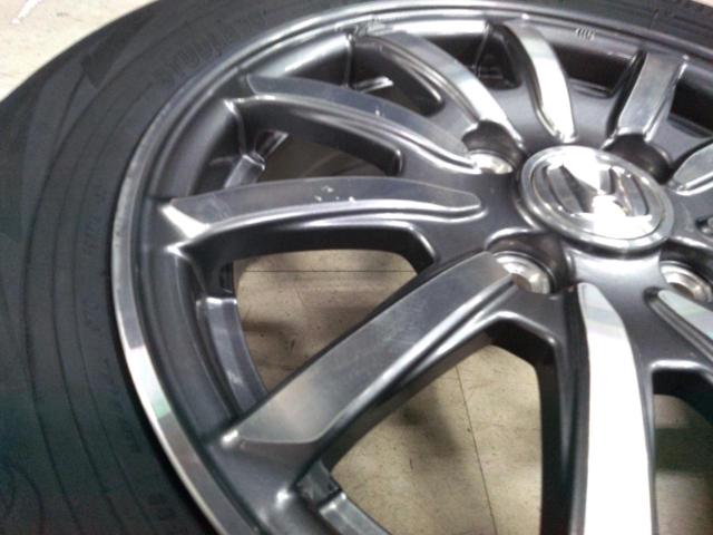 HONDA JH1型N-WGN純正ホイール  + YOKOHAMA(ヨコハマ) iceGUARD iG70 ※2本年数違い