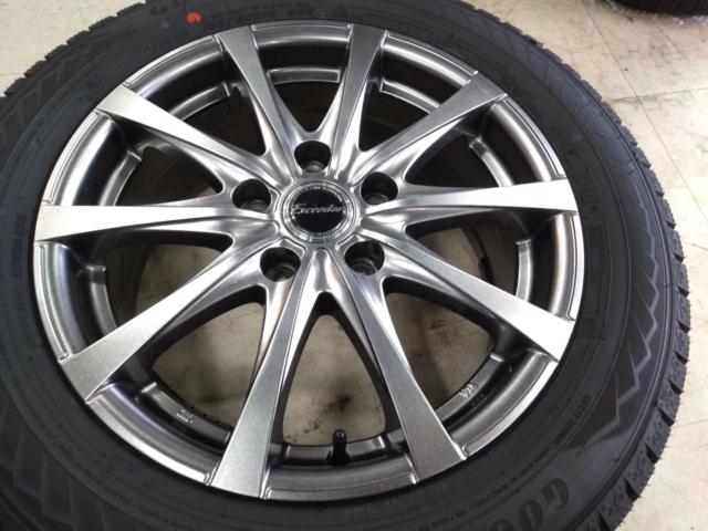 HOTSTUFF Exceeder E08  + GOODYEAR ICENAVI8 未使用ラベル付き