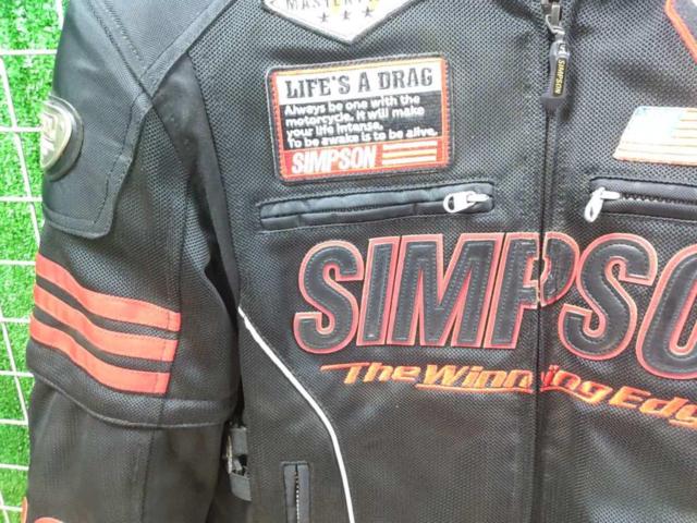 【SIMPSON】SJ-8115 メッシュジャケット サイズM