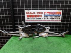【KAWASAKI】純正 ステップ 左右セット 社外ペグ付 GPZ900R A7 外し