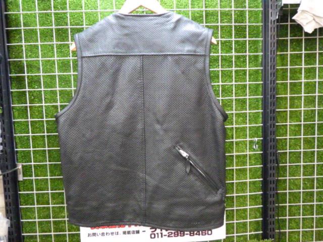 【KUSHITANI】パンチングレザーベスト サイズLL