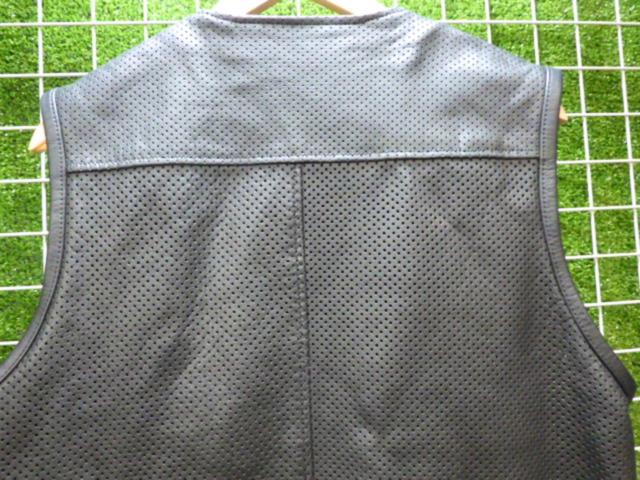 【KUSHITANI】パンチングレザーベスト サイズLL